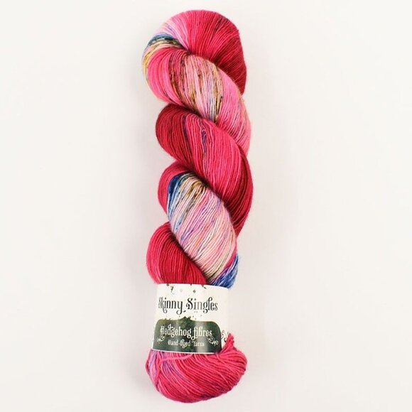 Hedgehog Fibres Skinny Singles Yarn 100G 100% Merino Wool Colorway Sari - Picture 1 of 3